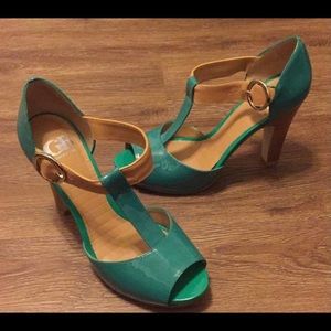Gianni Bini Open Toe “Watch Out” Heels Sandals Size 8.5
